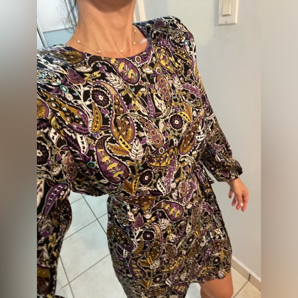 Zara paisley dress